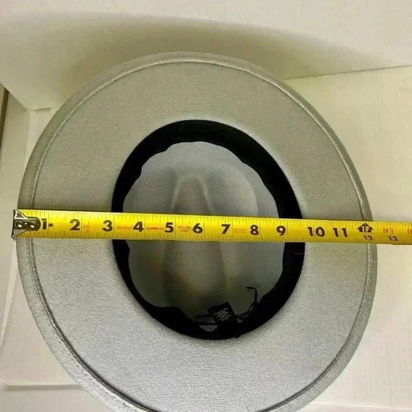🩶Unbranded Beautiful Heather Gray Women’s Brimmed Hat/Fedora EUC 🩶 - Picture 12 of 14